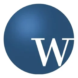 World Video Bible School (WVBS) logo: blue W globe